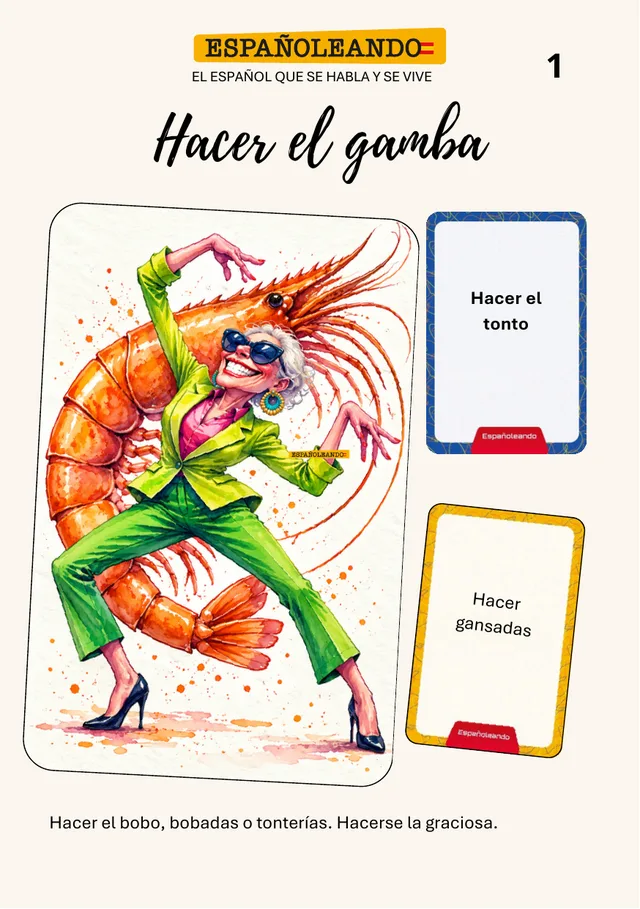 Ficha 1: hacer el gamba